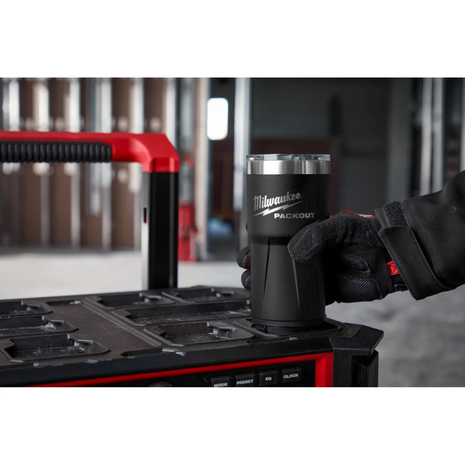 Milwaukee 48-22-8392B PACKOUT™ 20oz Tumbler- Black - Edmondson Supply