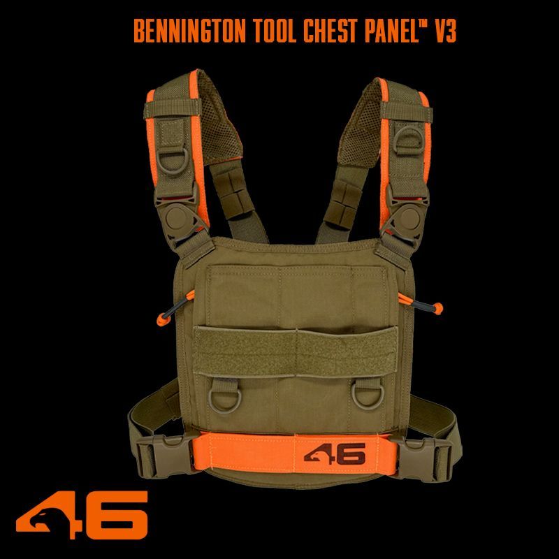 Atlas 46 Bennington Tool Chest Panel™ - V3 Coyote/Orange - Edmondson Supply