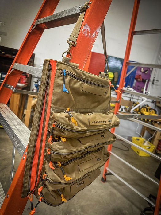 Atlas 46 Yorktown Tool Roll® SAE – Medium Size Coyote/Orange - Edmondson Supply