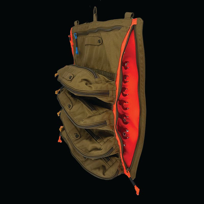 Atlas 46 Yorktown Tool Roll® SAE – Medium Size Coyote/Orange - Edmondson Supply