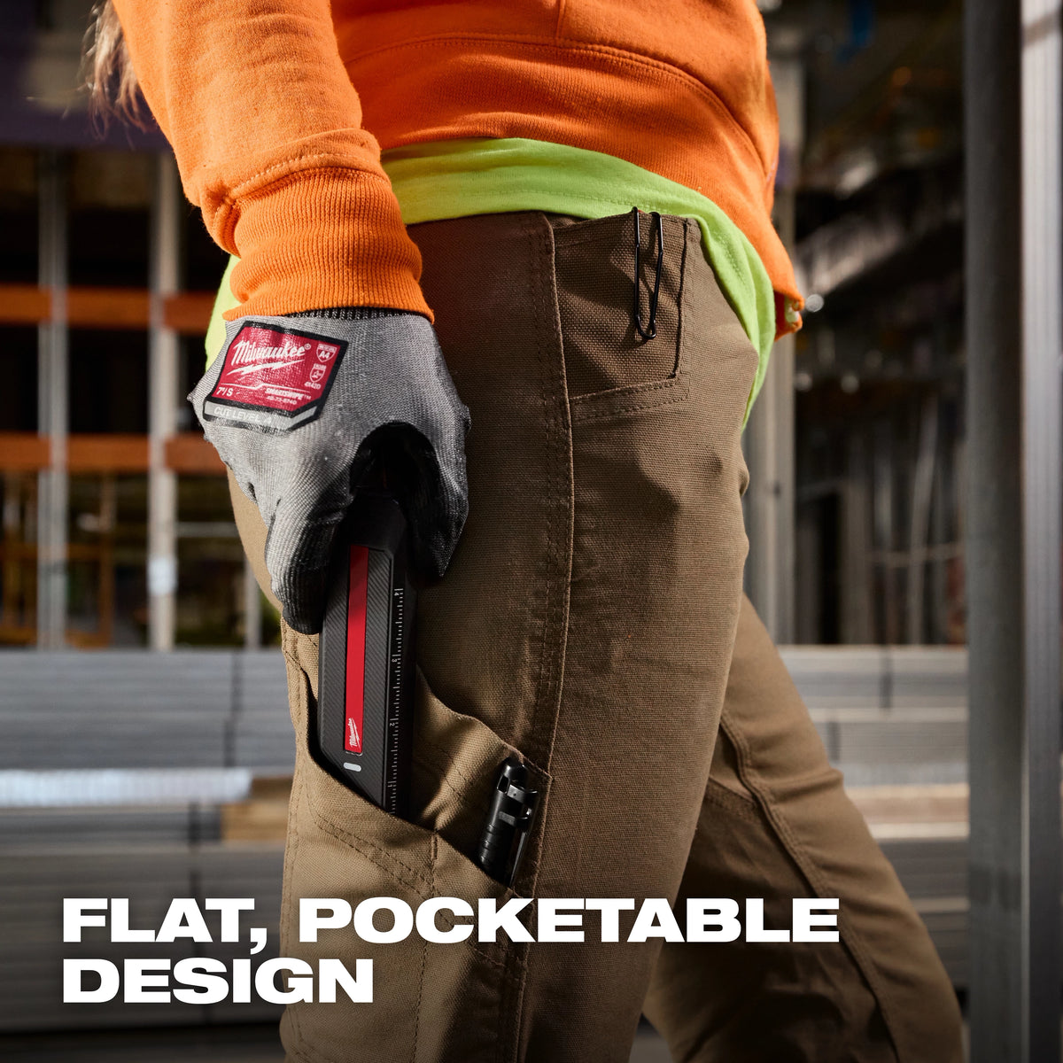 Milwaukee 2016R Rechargeable Flat Flashlight w/ Green Laser - Edmondson Supply