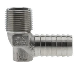 Boshart MPT x Insert 304 Stainless Steel 90° Hydrant Elbow - Edmondson Supply
