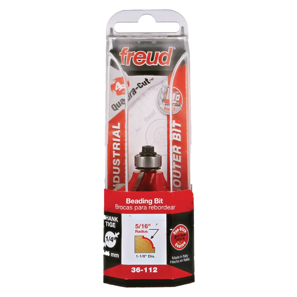 Freud 36-112 5/16" Radius Beading Bit (Shank Dia. 1/4") - Edmondson Supply