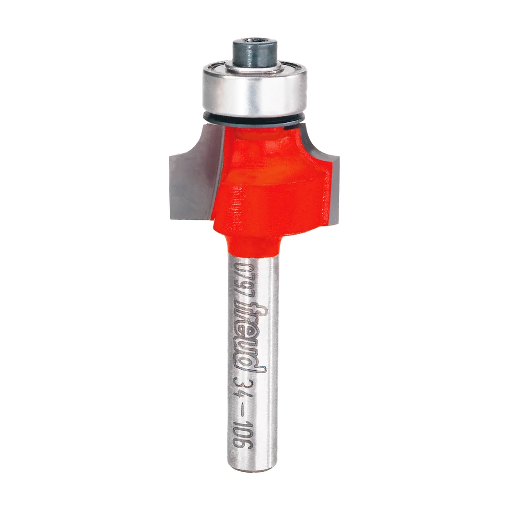 Freud 34-106 5/32" Radius Rounding Over Bit (Shank dia. 1/4") - Edmondson Supply