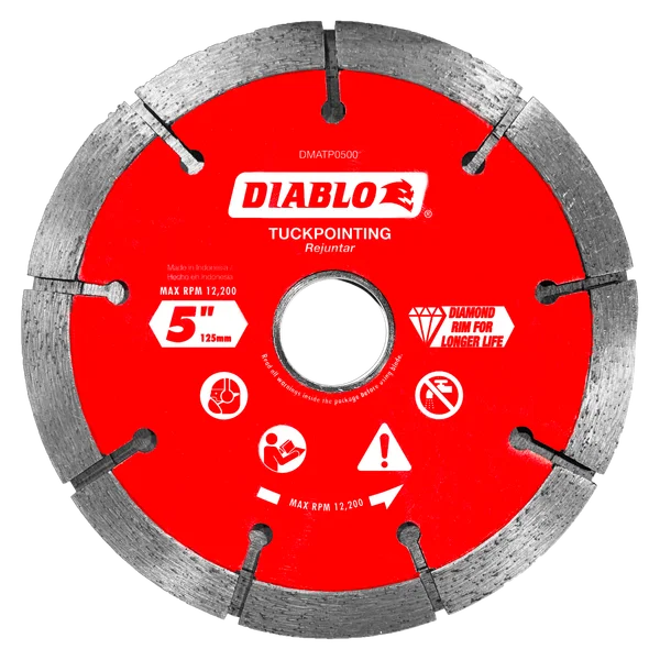 Diablo Tools DMATP0500 5" Diamond Tuck Point Masonry Disc - Edmondson Supply