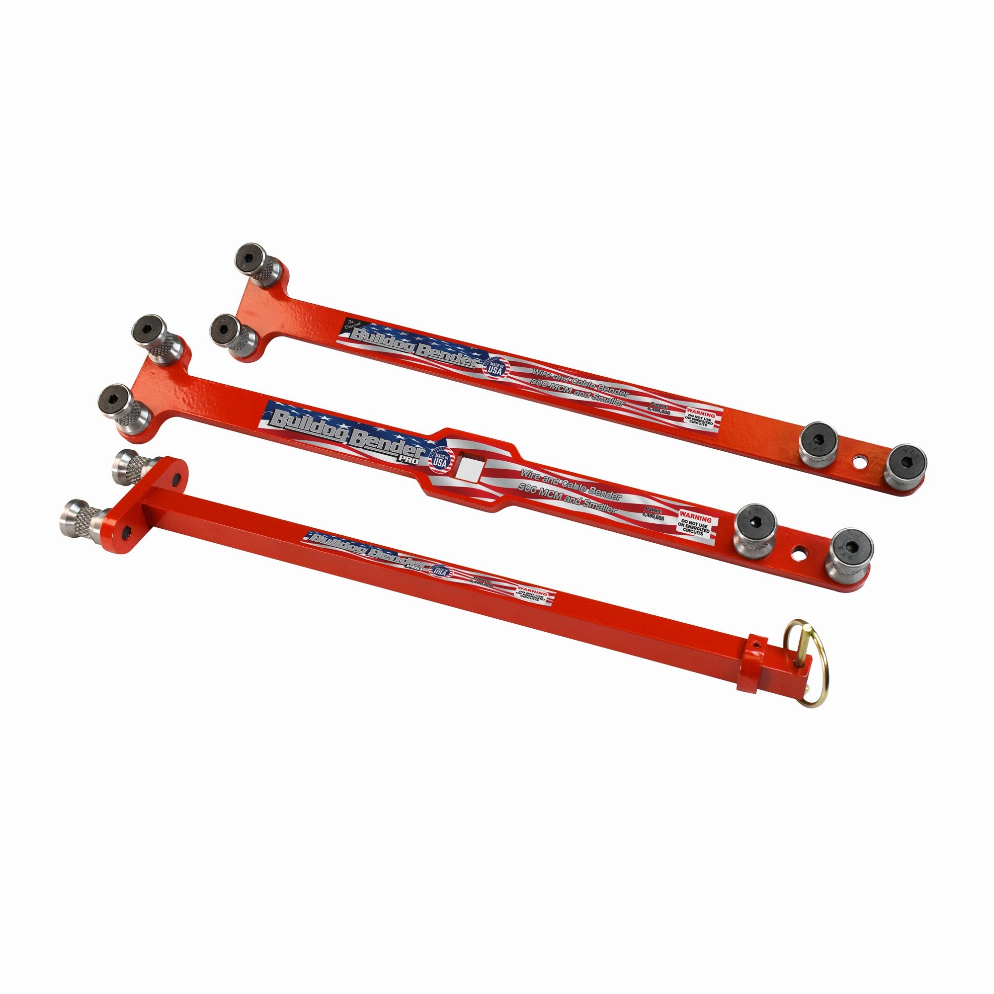 Jameson Tools 500-3 Bulldog Bender Original 3-piece Set (500 MCM) - Edmondson Supply