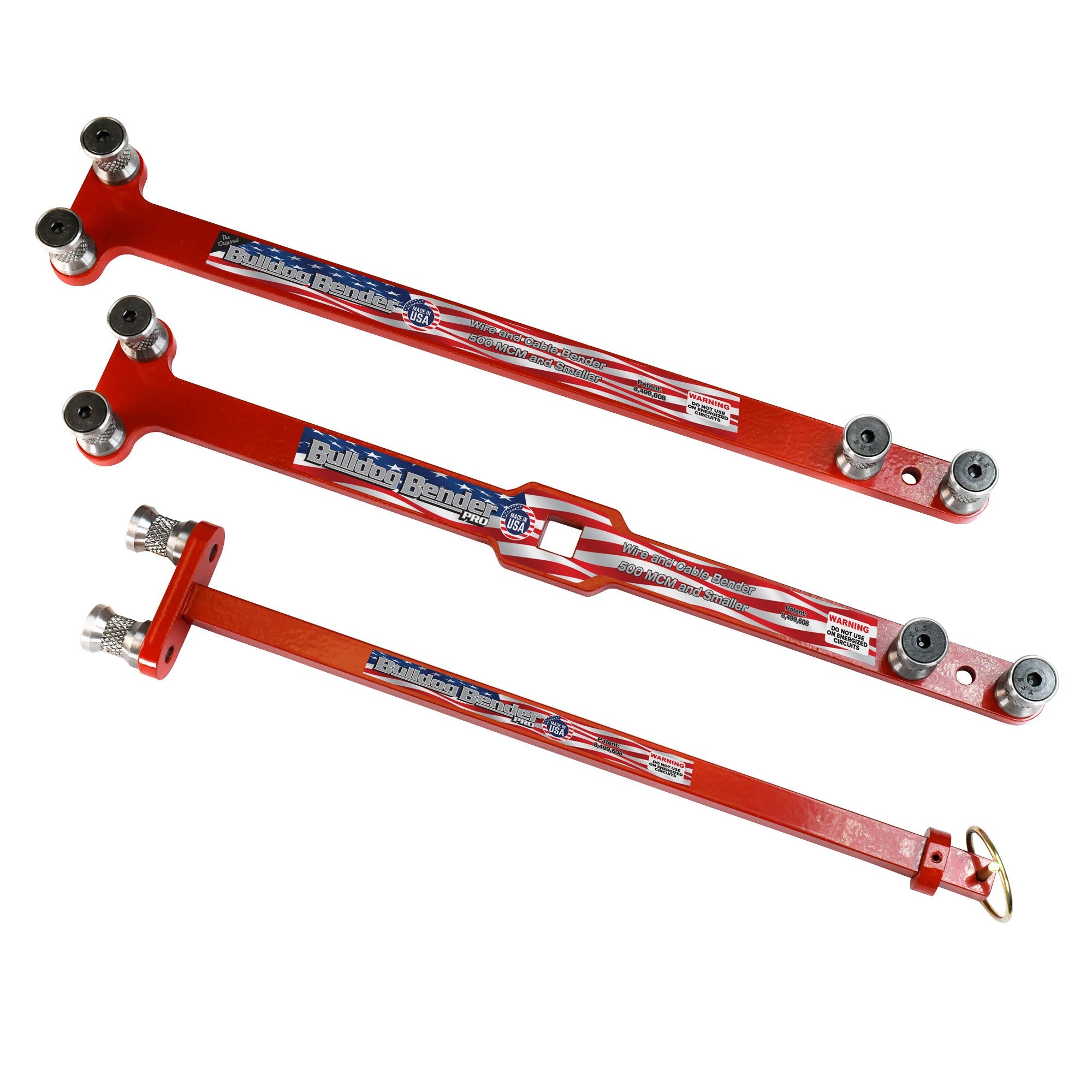 Jameson Tools 500-3 Bulldog Bender Original 3-piece Set (500 MCM) - Edmondson Supply