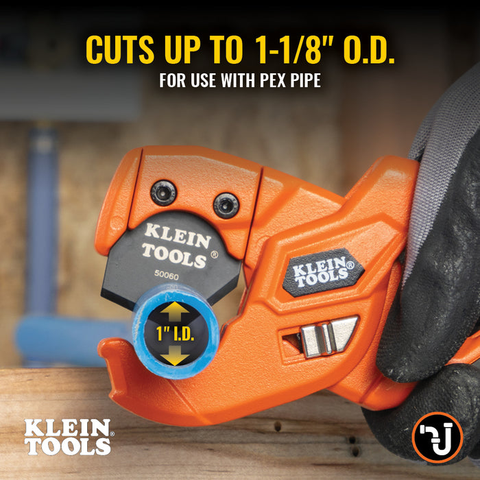 Klein Tools 50043 1-Inch PEX Pipe and Tubing Cutter - Edmondson Supply