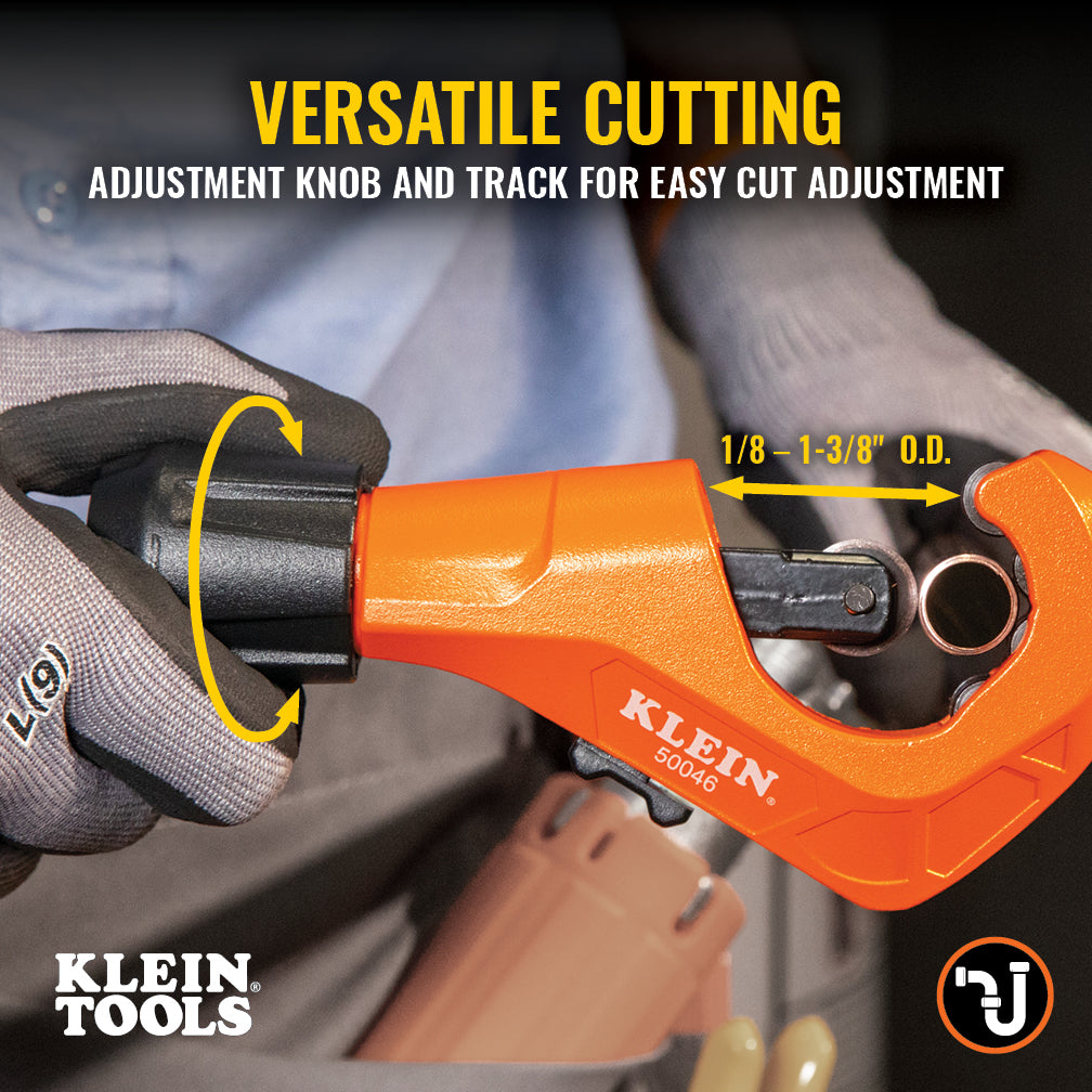 Klein Tools 50046 1-3/8-Inch Constant Swing Tubing Cutter - Edmondson Supply