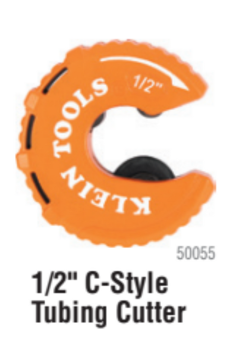 Klein Tools 50055 1/2" C-Style Copper Tubing Cutter - Edmondson Supply