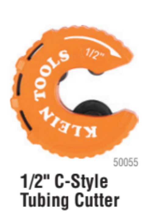 Klein Tools 50055 1/2" C-Style Copper Tubing Cutter - Edmondson Supply