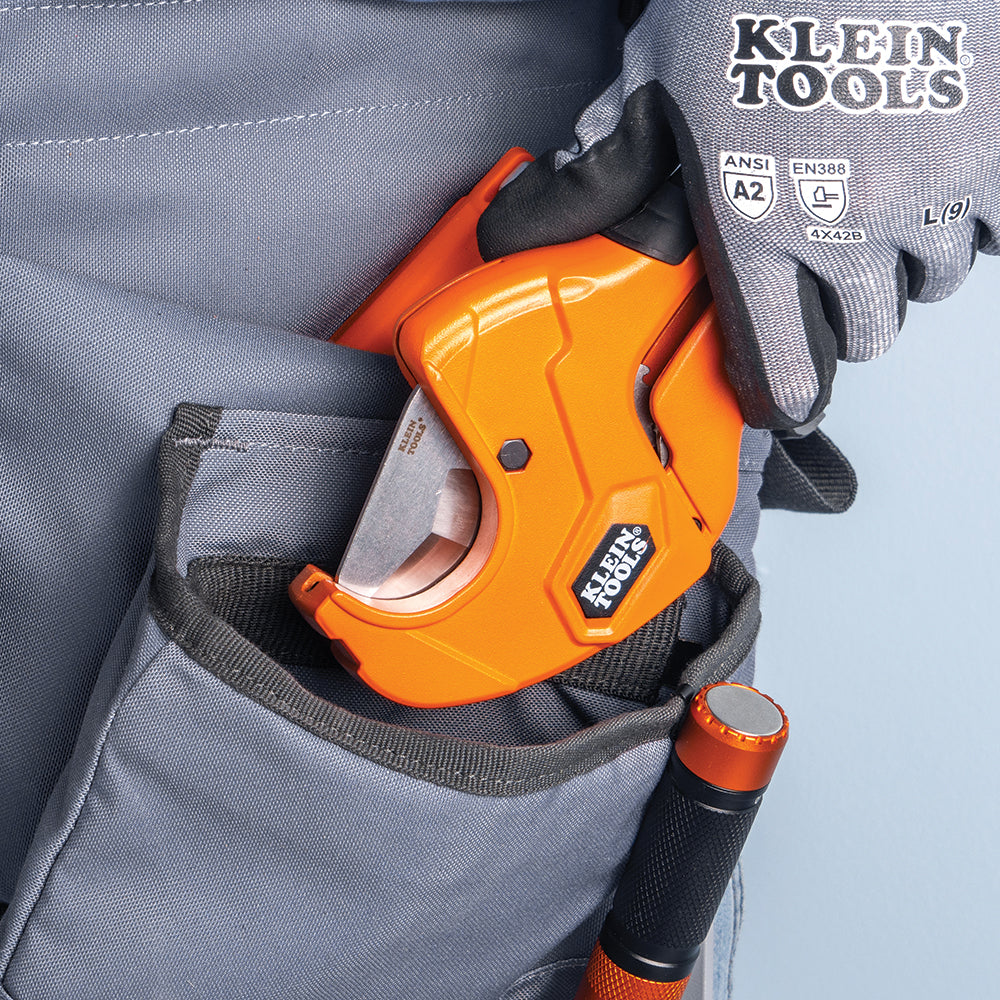 Klein Tools 50063 1-1/4-Inch Ratcheting PVC Pipe Cutter - Edmondson Supply