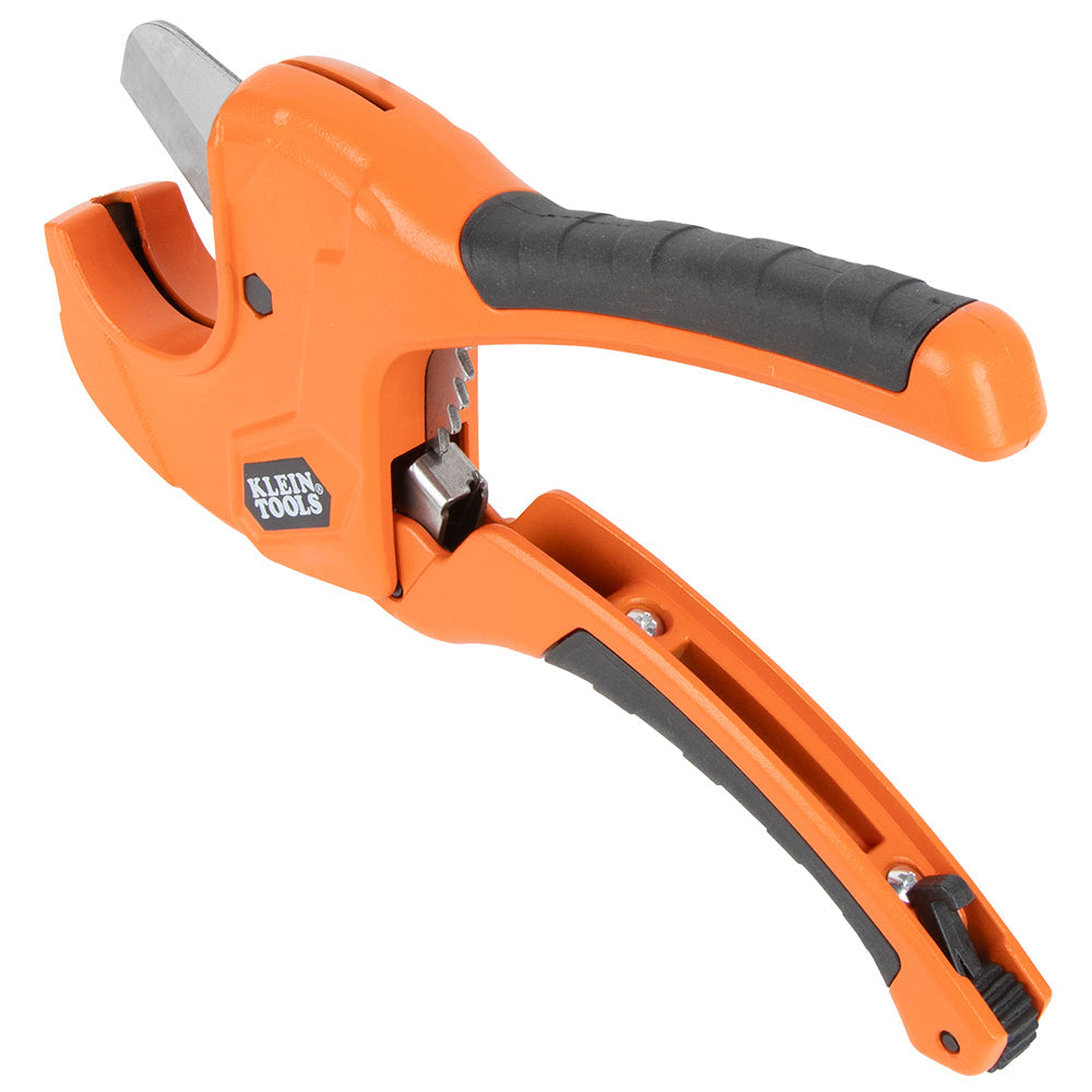 Klein Tools 50063 1-1/4-Inch Ratcheting PVC Pipe Cutter - Edmondson Supply