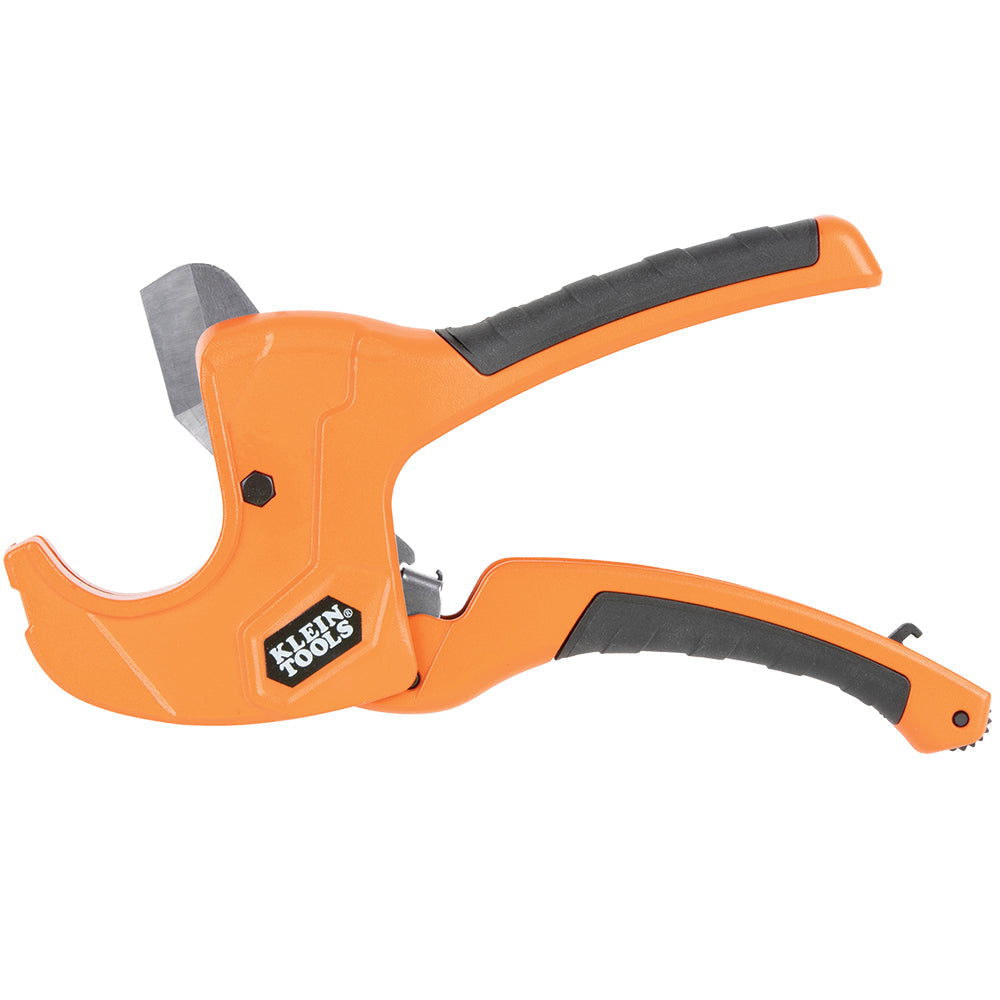 Klein Tools 50063 1-1/4-Inch Ratcheting PVC Pipe Cutter - Edmondson Supply
