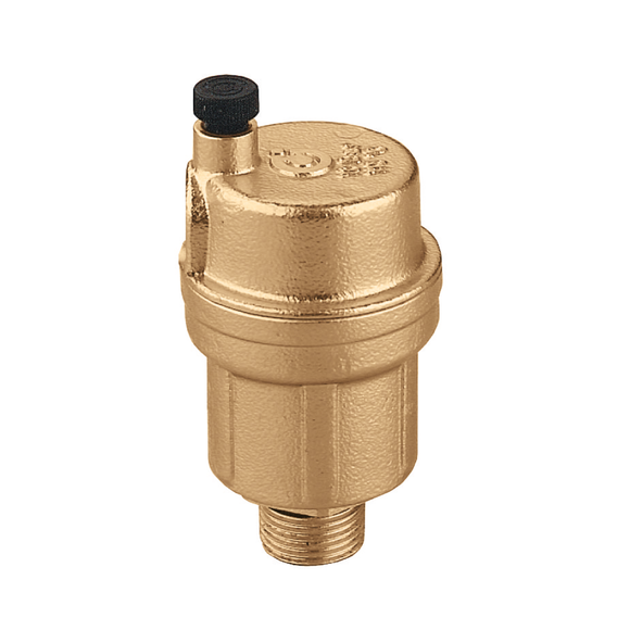 Caleffi 502610A ROBOCAL™ Automatic Air Vent, 1/8" MNPT - Edmondson Supply