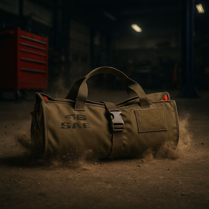 Atlas 46 Yorktown Tool Roll® SAE – Medium Size Coyote/Orange - Edmondson Supply