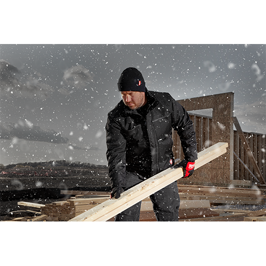 Milwaukee 506B Acrylic Cuffed Beanie - Black - Edmondson Supply