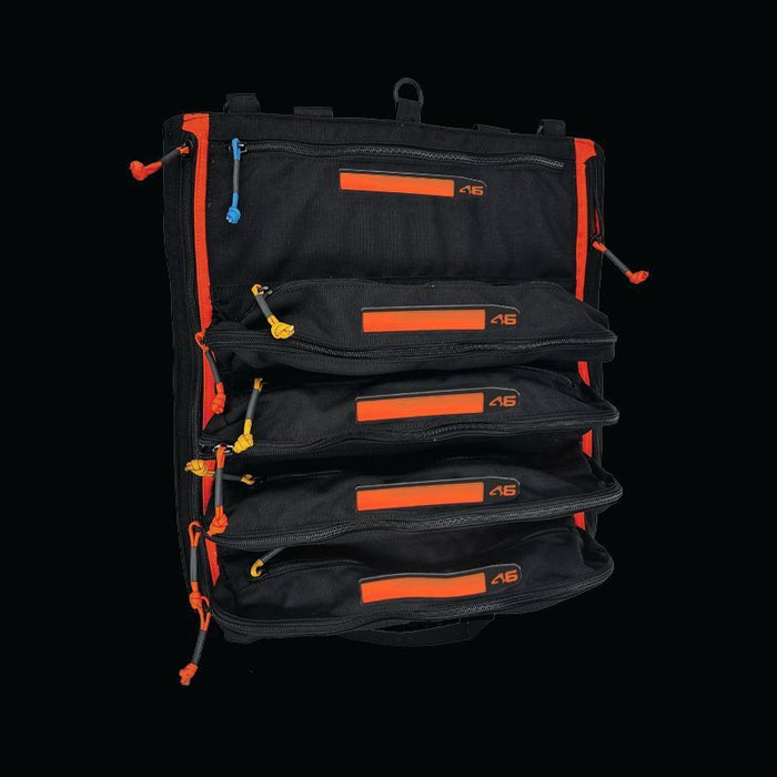 Atlas 46 Yorktown Tool Roll® SAE – Medium Size Black/Orange - Edmondson Supply