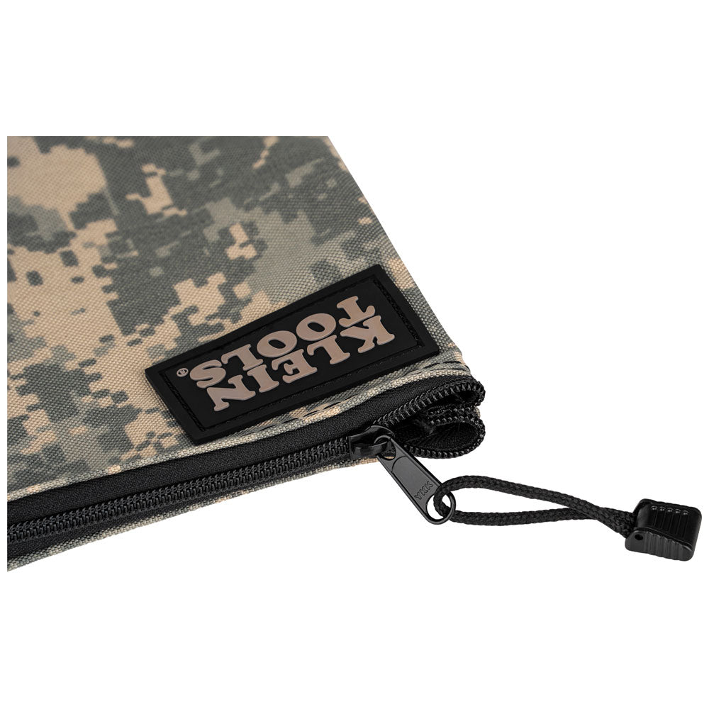 Klein Tools 5139C Zipper Bag, Camouflage Cordura Nylon Tool Pouch, 12-1/2-Inch - Edmondson Supply