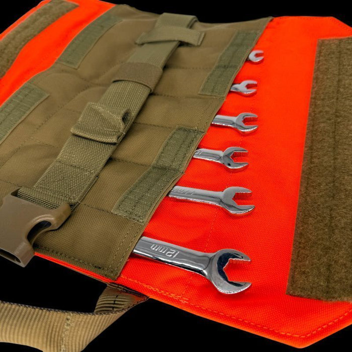Atlas 46 Yorktown Tool Roll® - Mini - V3 Coyote/Orange - Edmondson Supply