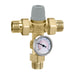 Caleffi TubMixer™ High-Flow Scald-Protection Thermostatic Mixing Valve with Temperature Gauge, MNPT