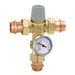 Caleffi TubMixer™ High-Flow Scald-Protection Thermostatic Mixing Valve with Temperature Gauge, Press