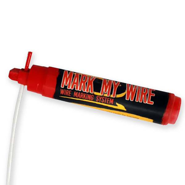 Rack-A-Tiers 52480RD Mark My Wire - Wire Marking System, Red - Edmondson Supply