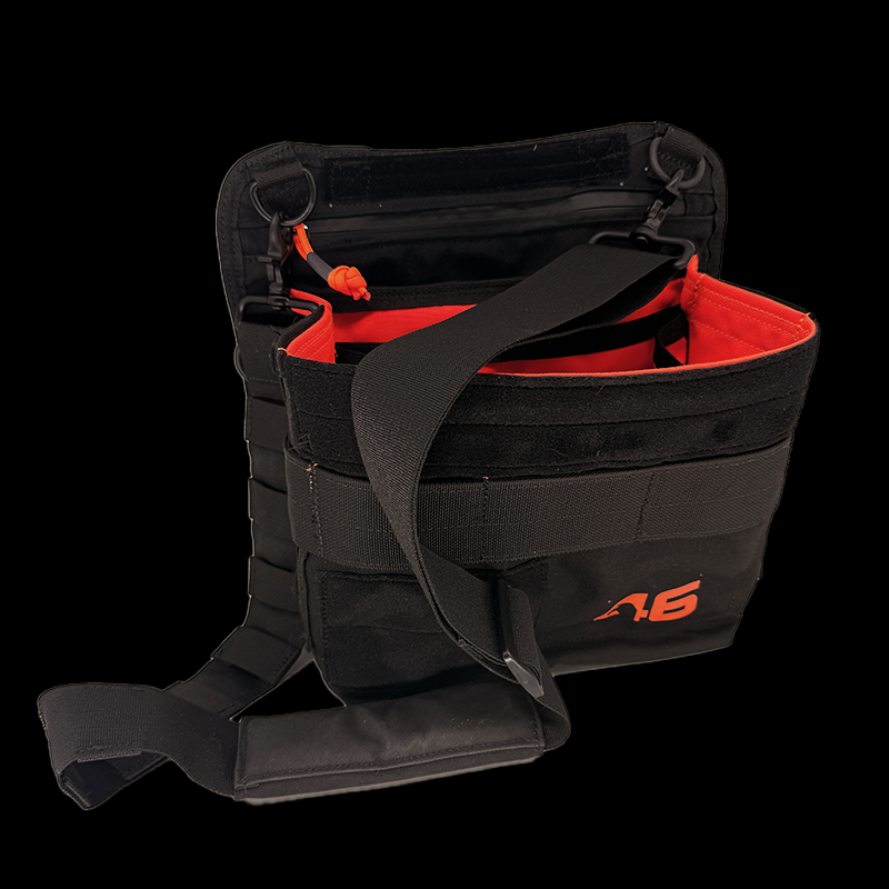Atlas 46 A46-11-00080-1193-00 Benjamin Electrician/Technician Bag - V2 (Black/Orange) - Edmondson Supply