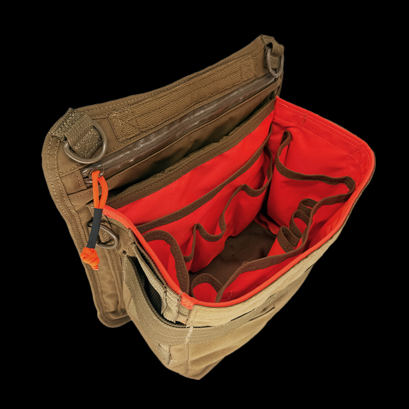 Atlas 46 A46-11-00080-1178-00 Benjamin Electrician/Technician Bag - V2 (Coyote/Orange) - Edmondson Supply