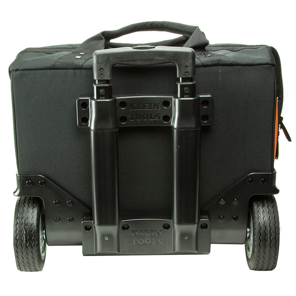 Klein Tools 55452RTB Tool Bag, Tradesman Pro™ Rolling Tool Bag, 24 Pockets, 19-Inch - Edmondson Supply