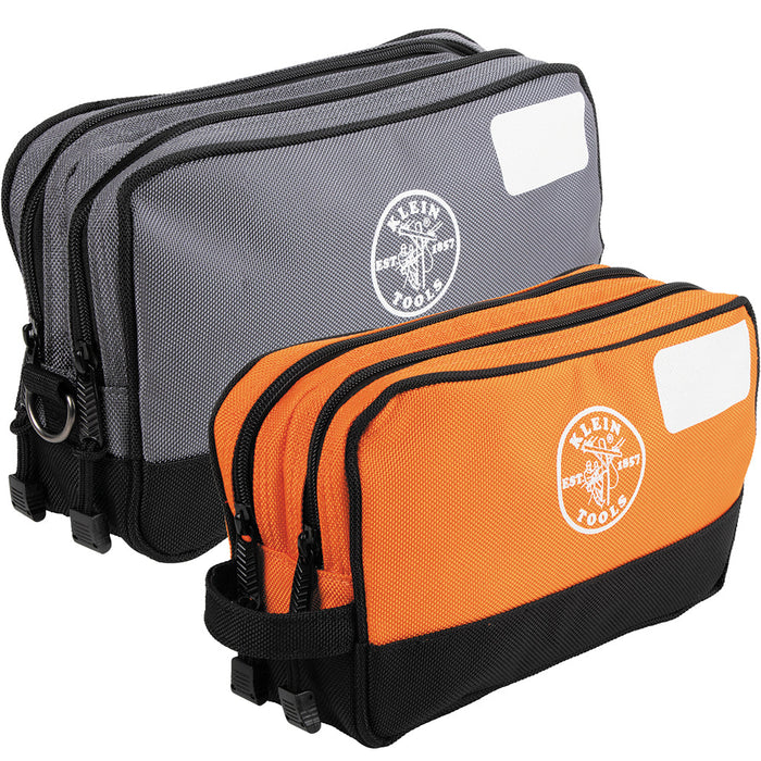 Klein Tools 55579 Double Zipper Tool Bag, 2-Pack - Edmondson Supply