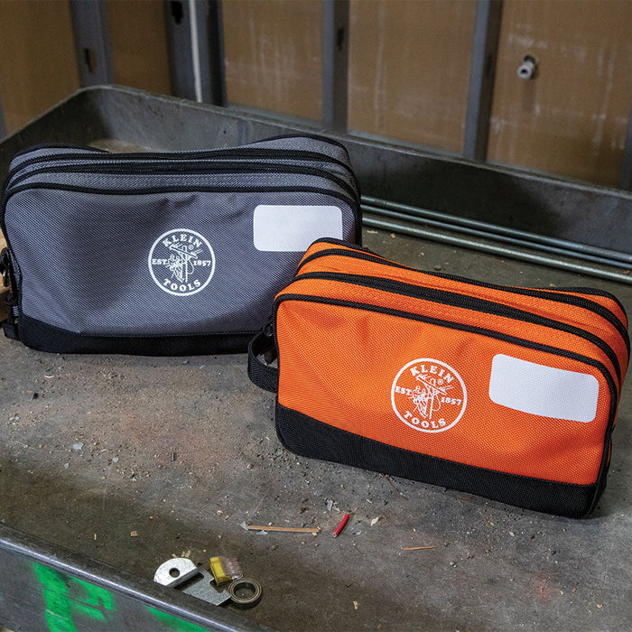 Klein Tools 55579 Double Zipper Tool Bag, 2-Pack - Edmondson Supply