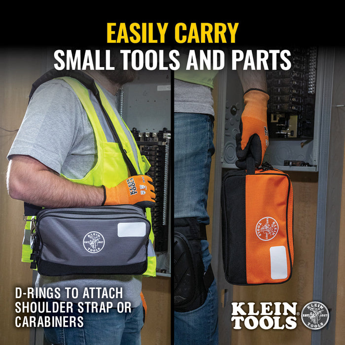 Klein Tools 55579 Double Zipper Tool Bag, 2-Pack - Edmondson Supply