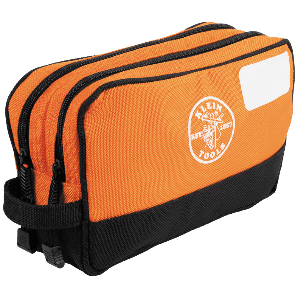 Klein Tools 55582 Double Zipper Bag, 10 x 6-Inch - Edmondson Supply