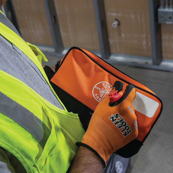 Klein Tools 55582 Double Zipper Bag, 10 x 6-Inch - Edmondson Supply