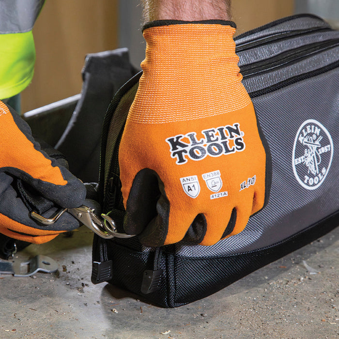 Klein Tools 55583 Double Zipper Bag, 12 x 7-Inch - Edmondson Supply