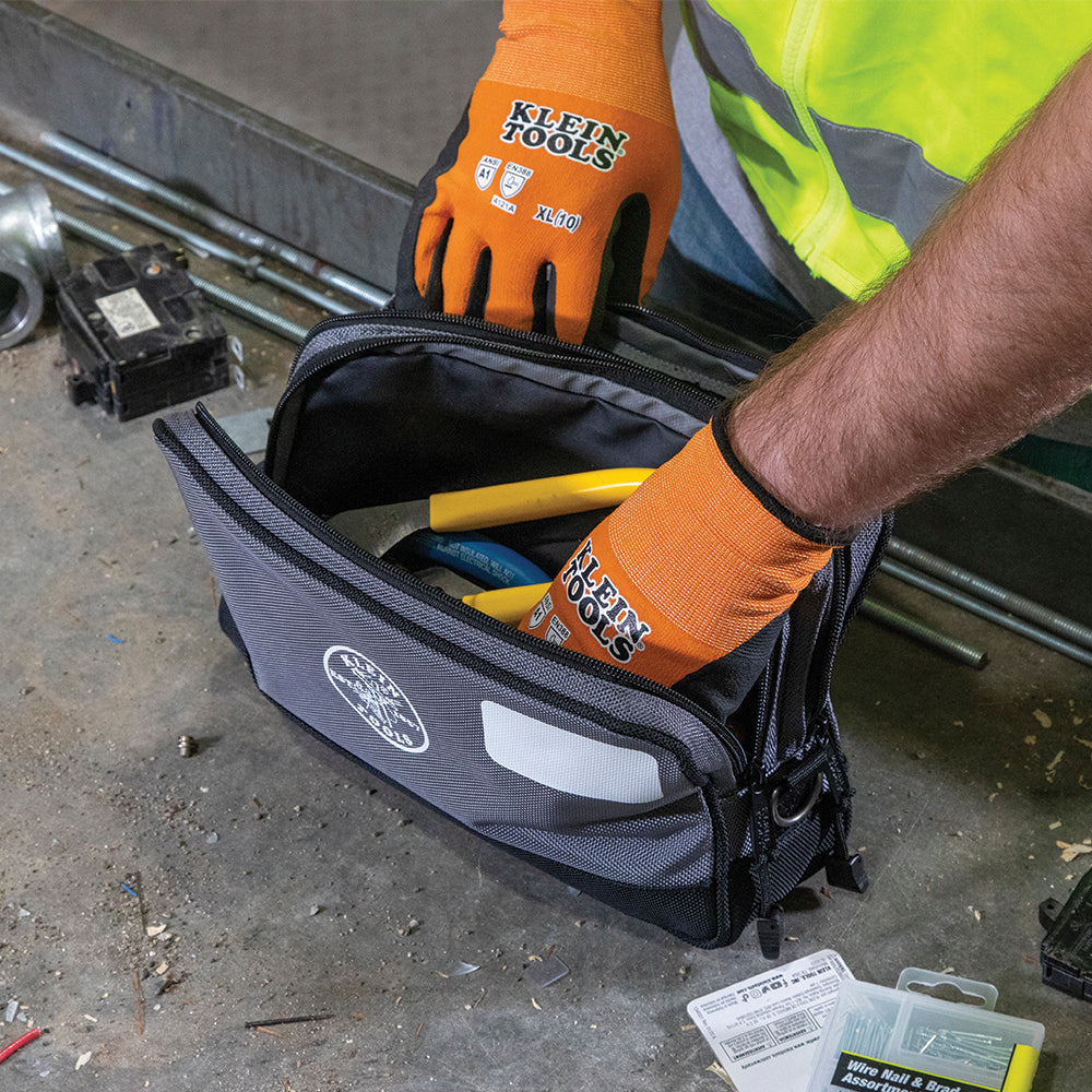 Klein Tools 55579 Double Zipper Tool Bag, 2-Pack - Edmondson Supply