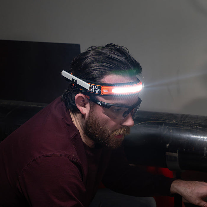 Klein Tools 56308 Wide-Beam Headlamp with Strap - Edmondson Supply