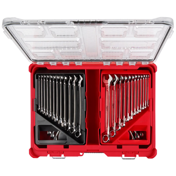 Milwaukee 48-22-9485 30pc Metric & SAE Combination Wrench Set with PACKOUT™ Organizer - Edmondson Supply