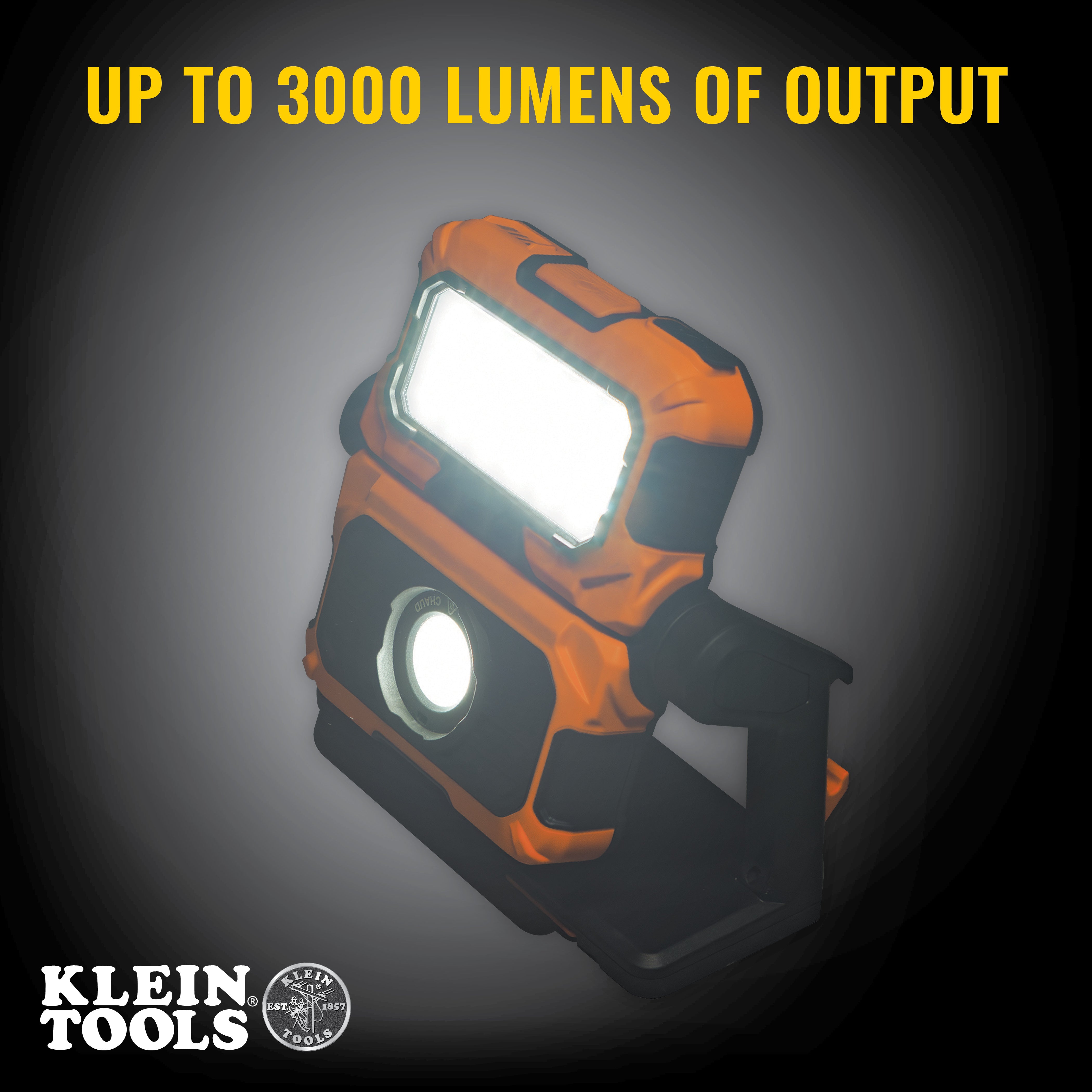 Klein Tools 56417 MODbox™ Rechargeable Dual Beam LED Work Light - Edmondson Supply