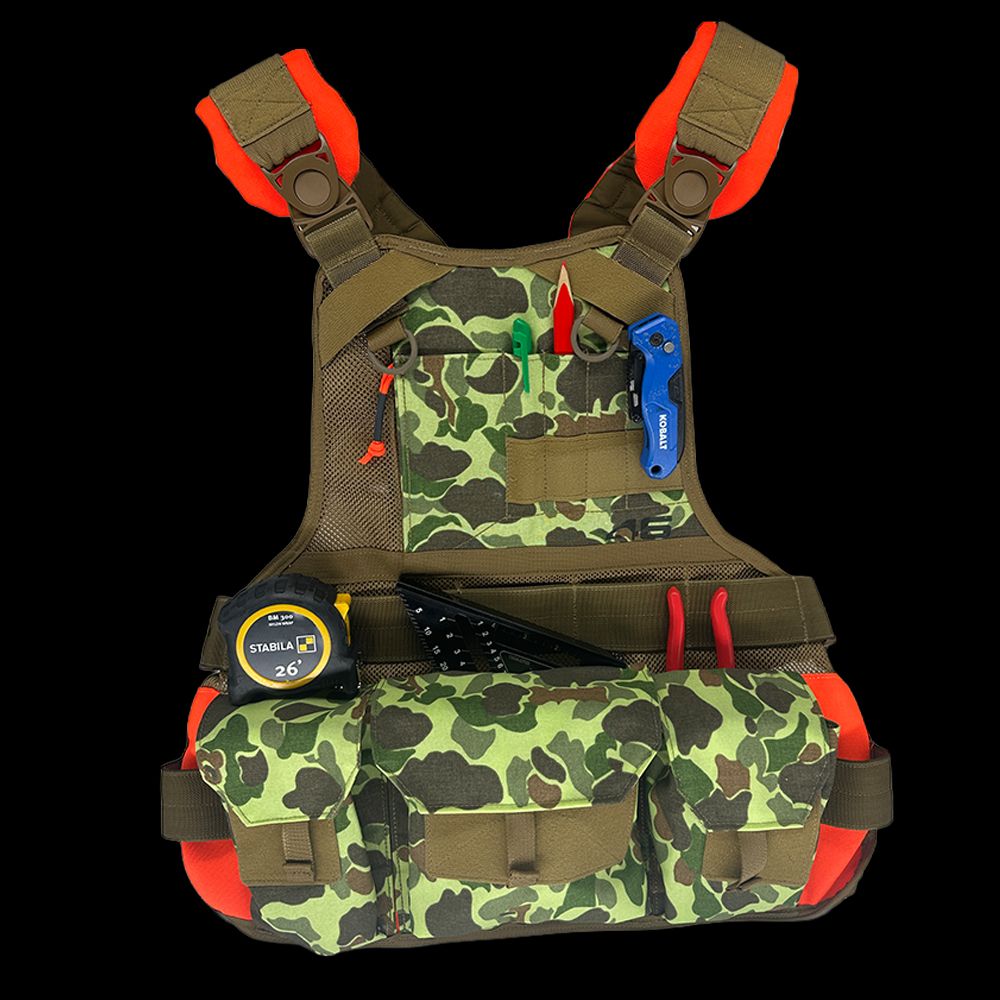 Atlas 46 Limited Edition Frog Skin Camo JourneyMESH™ Chest Rig with Cargo Pockets - V3 - Edmondson Supply