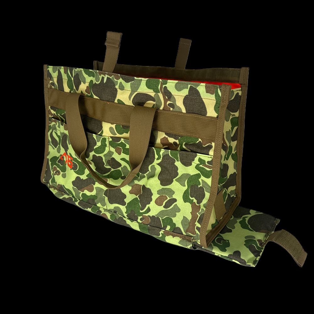 Atlas 46 Limited Edition Frog Skin Camo Quick Tool Bag with Removable Kneeling Pad V2 - Edmondson Supply