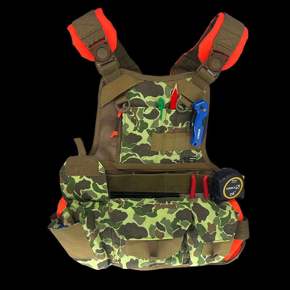 Atlas 46 Limited Edition Frog Skin Camo JourneyMESH™ Chest Rig with Cargo Pockets - V3 - Edmondson Supply