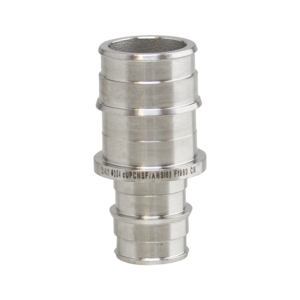 Boshart SSCEP-C0705 3/4" x 1/2" Stainless Steel Cold Expansion PEX Reducing Coupling - Edmondson Supply