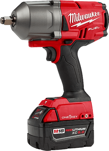 Milwaukee 2863-22 M18 FUEL™ w/ ONE-KEY™ High Torque Impact Wrench 1/2" Friction Ring Kit - Edmondson Supply