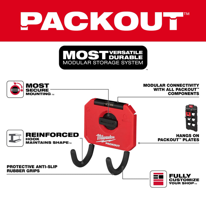 Milwaukee 48-22-8335 PACKOUT™ 3” Curved Hook - Edmondson Supply