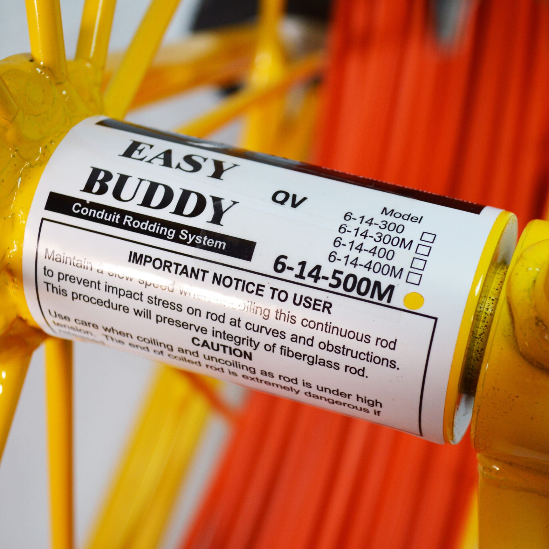 Jameson Tools 6-14-500M Easy Buddy® Duct Conduit Rodder, 1/4 in. x 500 ft. - Edmondson Supply