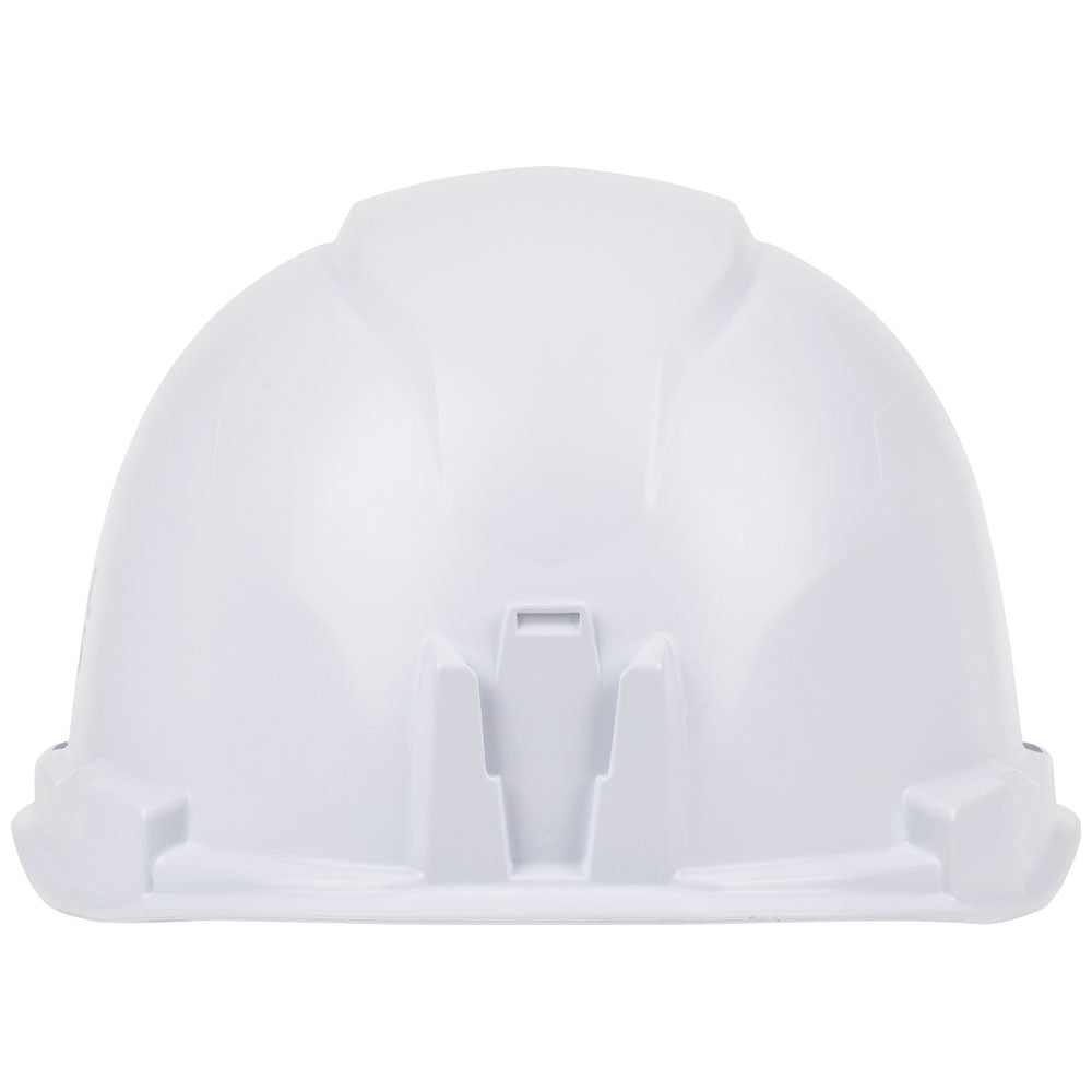 Klein Tools 60107RL Hard Hat, Non-Vented, Cap Style with Rechargeable Headlamp, White - Edmondson Supply