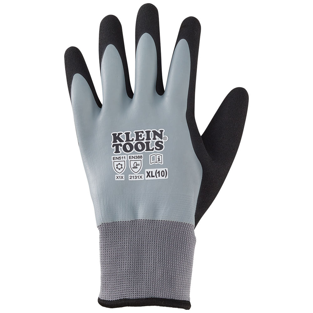 Klein Tools 60390 Thermal Dipped Gloves, Extra-Large - Edmondson Supply