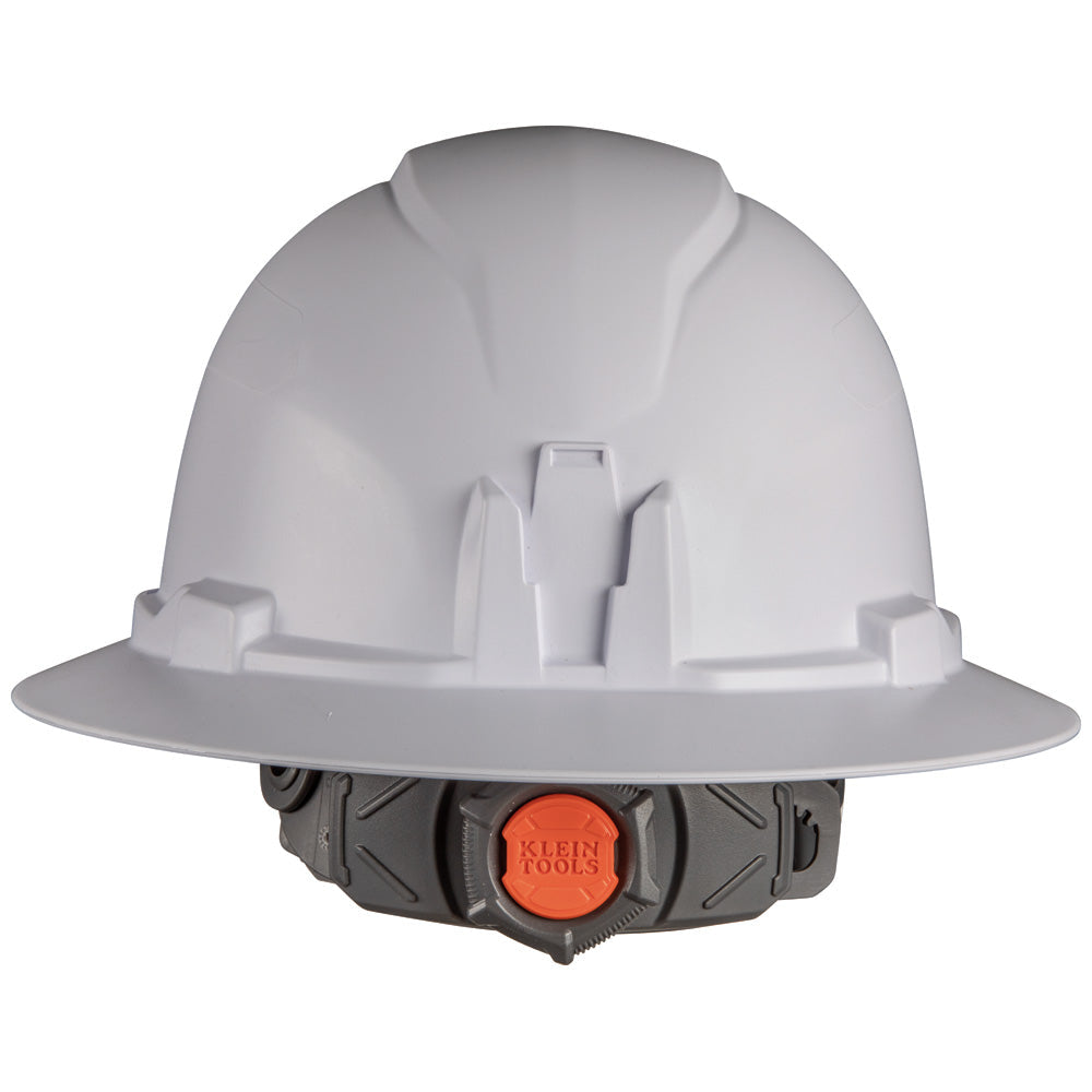 Klein Tools 60400 Hard Hat, Non-Vented, Full Brim Style, White - Edmondson Supply